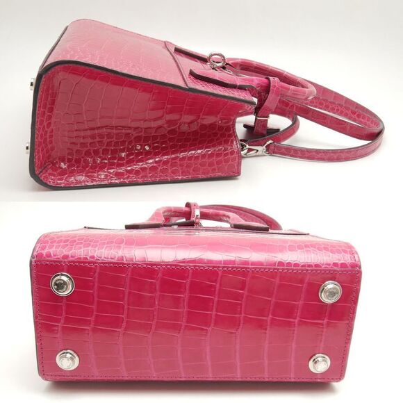 Louis Vuitton Mini Handbag Alligator Rose Fuchsia - Picture 4 of 8